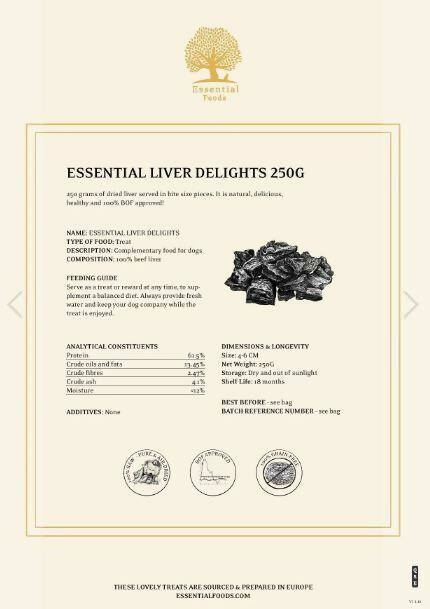 Essential Foods - Liver Delights - 250g
