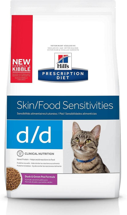 Hill's Prescription Diet d/d Skin/Food Sensitivities Duck & Green Pea Formula Dry Cat Food