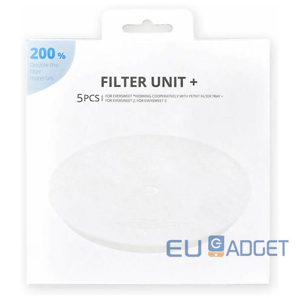 Petkit - Eversweet 2 3 Solo Replacement Filter + Double Filter Materials 5pcs - Parallel Import