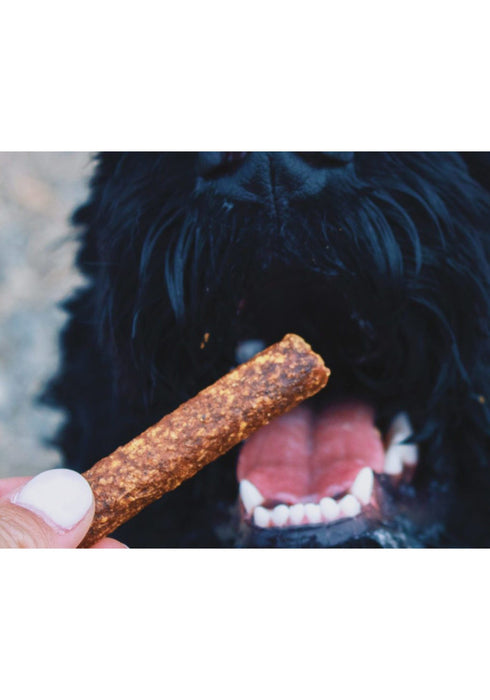 Plato Pet Treats Keep'Em Busy Chicken & Apple Meat Sticks Dog Treat 5oz