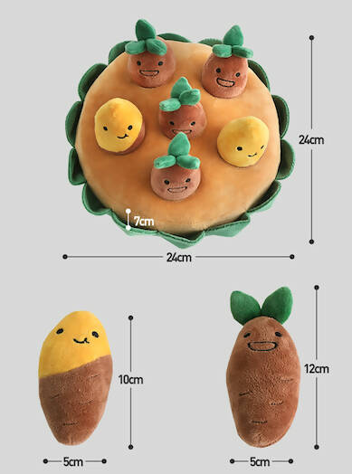 Monster Parents Treat Hiding Toy Sweet Potato