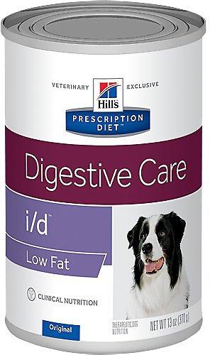 Hill's Prescription Diet i/d Digestive Care Low Fat Original Flavor Pate Canned Dog Food