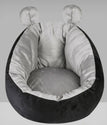 

Pet Fun Garden - Rabbit Ear Deep Warm Pet Nest (General for Small Animals) - Black Grey