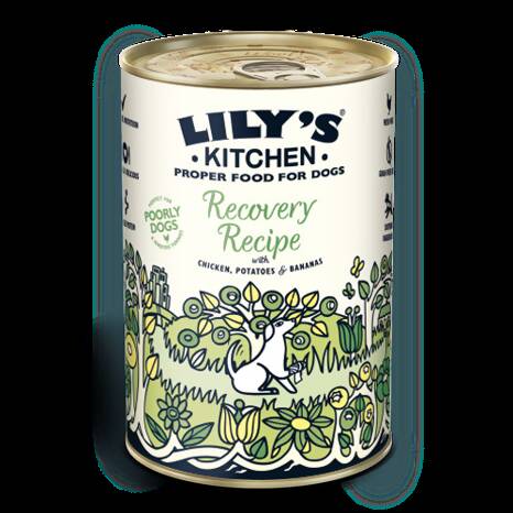LILY'S KITCHEN - Chicken Potatoes Bananas, Recovery Recipe Canned Dog Food 400g x 6 [DRR10]