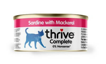 [CaseDeal!] THRIVE® COMPLETE SARDINE WITH MACKEREL 75G TIN x12