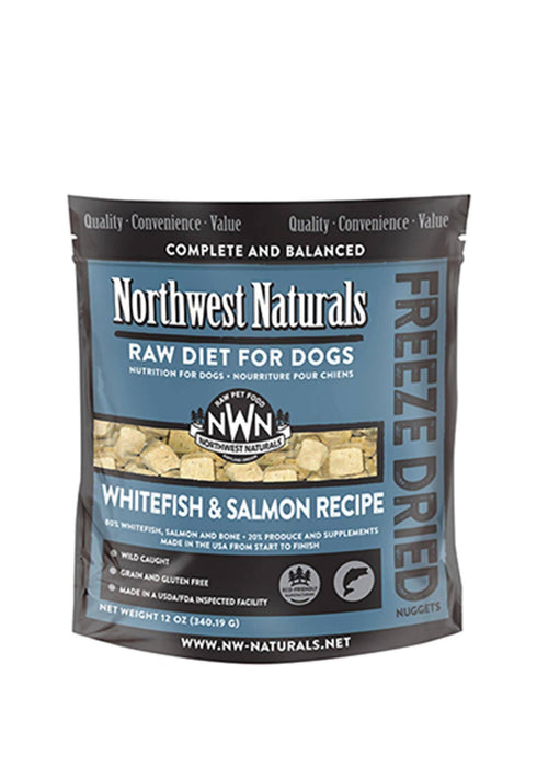 Northwest Naturals All Life Stage Freeze Dried Dog Food - Whitefish & Salmon