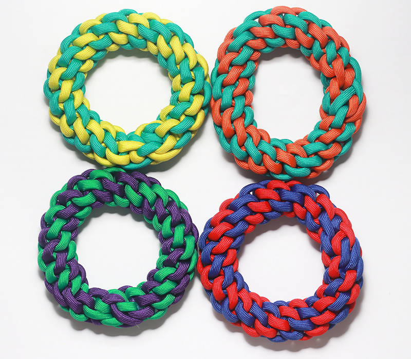 Dog Rope Toy - Double Color Ring