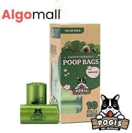 Pogi's Pet Supplies - Poop Bags - Unscented - 10 Packs