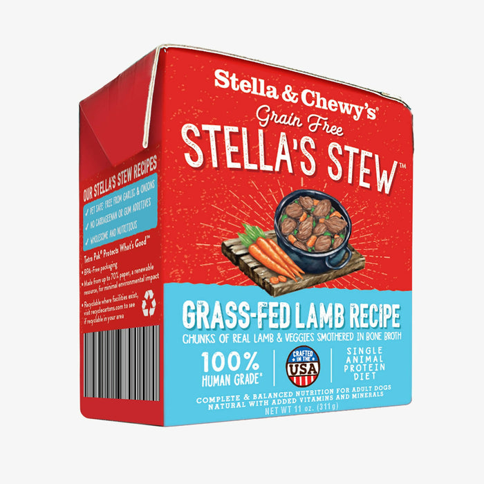 Stella & Chewy's - Grass-fed lamb recipe SINGLE-SOURCE STEWS 11oz SS-L-11 #Stella (Authorized goods)