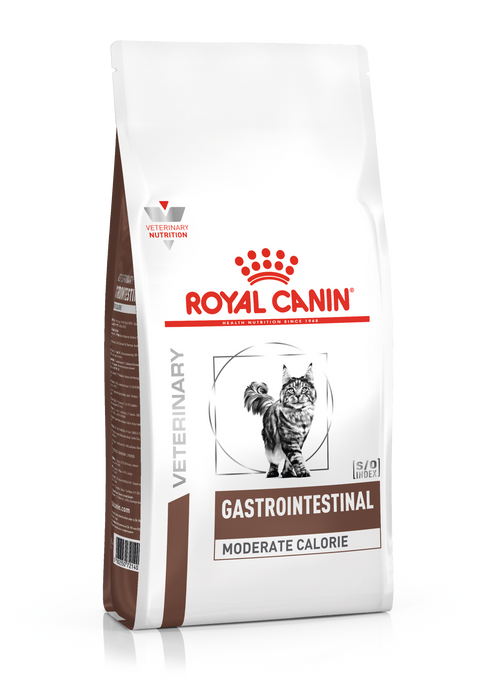 Royal Canin -【PRE-ORDER】Veterinary Diet Gastrointestinal Moderate Calorie Dry Cat Food - 2kg x 4