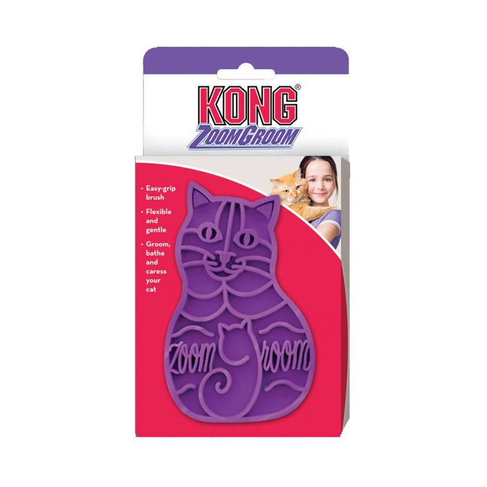 Kong Zoomgroom for Cats ( Purple )