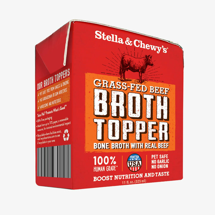 Stella & Chewy's - Grass-Fed beef 11oz BROTH TOPPER BT-B-11 #Stella (Authorized goods)