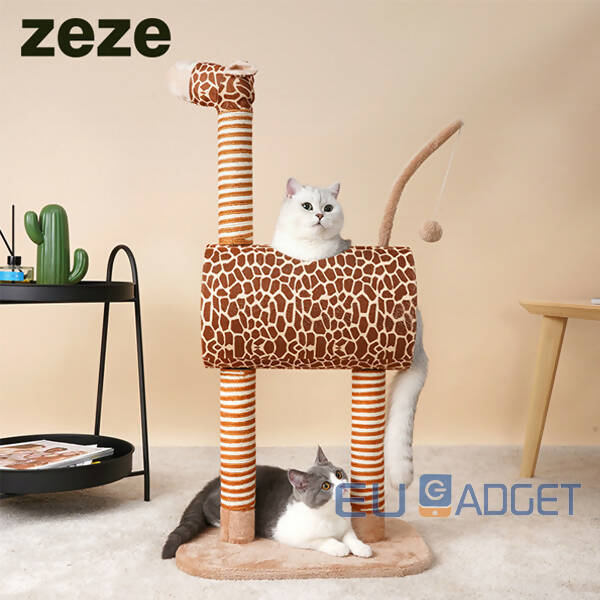 Zeze - Giraffe Cat Tree Cat Scratching Post - Parallel Import