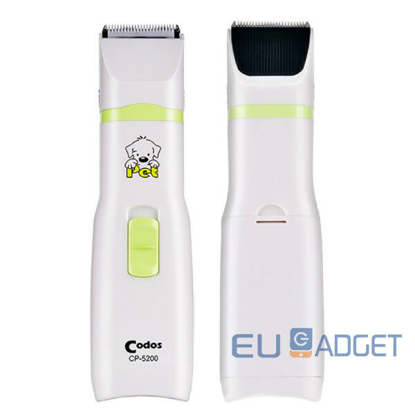 Codos - CP-5200 2-in-1 Pet Grooming Kit - Electric Shaver Trimer Clipper + Nail Grinder for Cats and Dogs