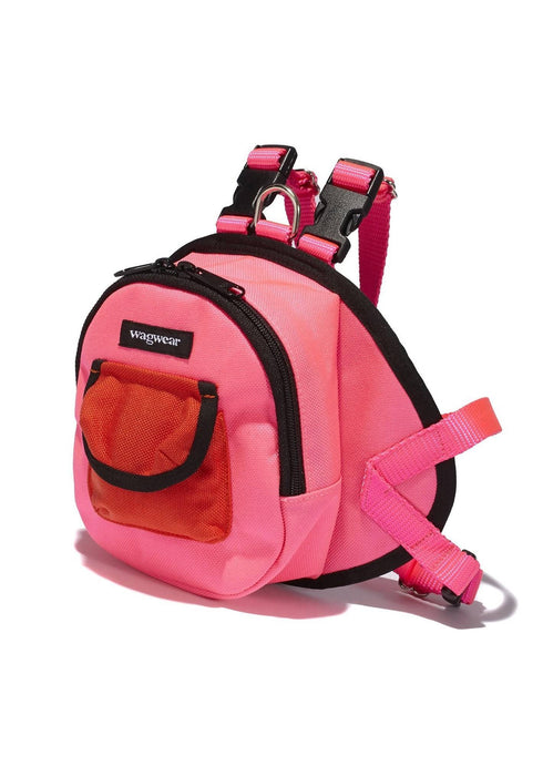 wagwear Canvas Mini Dog Backpack - Pink