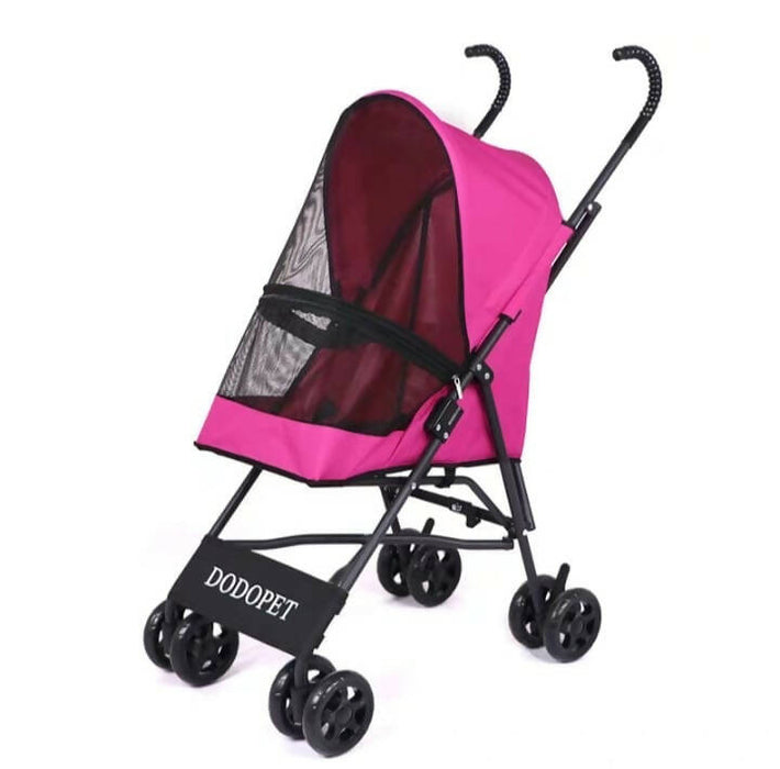 Pet Fun Garden - Lightweight Folding Pet Cart (Pink)