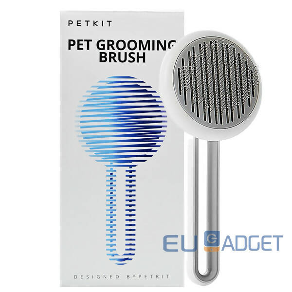 Petkit - Pet Grooming Brush Self Cleaning Slicker Brushes 2 for Dog Cat Pet Grooming Massage - Parallel Import